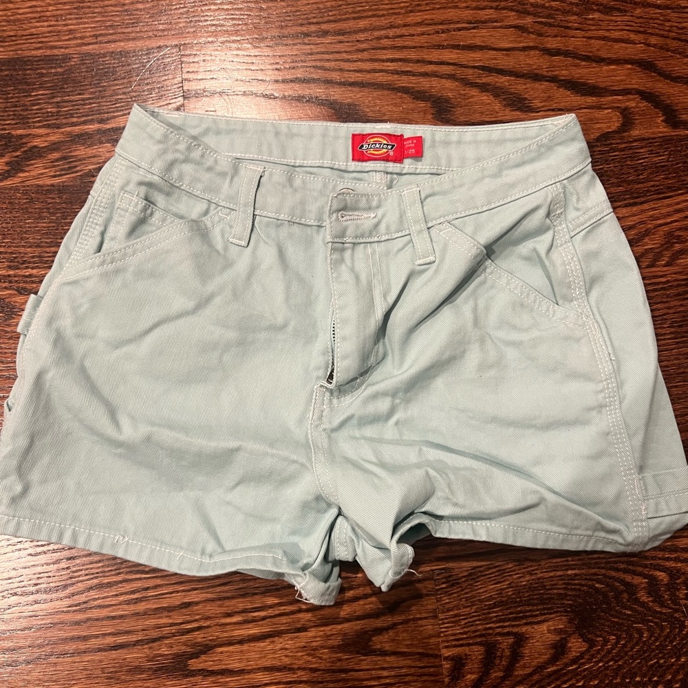 Dickies Blue Cargo Shorts Lightweight Cotton
